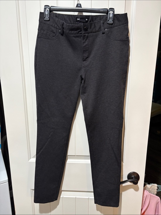 Dkny Denim - DKNY Black Pinstriped Skinny Jeans